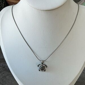 925 Chain With Cute Turtle Pendant